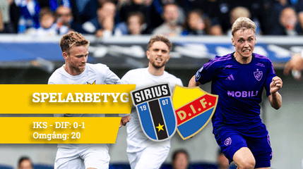 Spelarbetyg: IKS – DIF (0-1) | “Santeri Haaralas offensiva spelförståelse matchavgörande i debuten”